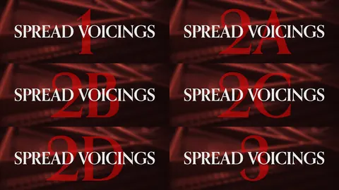 The six Spread Voicing System course covers