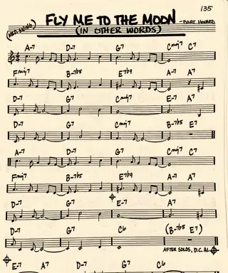 Lead sheet: Fly Me to the Moon